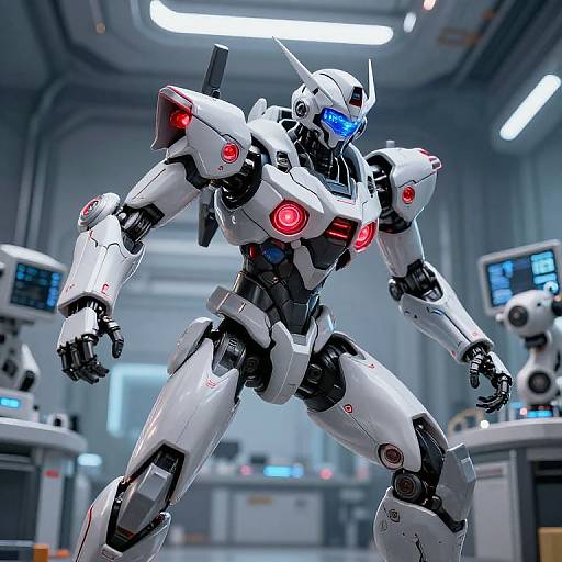 Futuristic Anime Armor Character