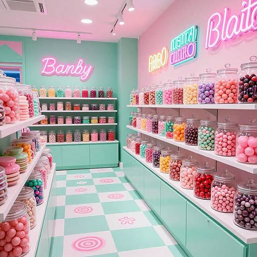 Cheerful Candy Store Aesthetic