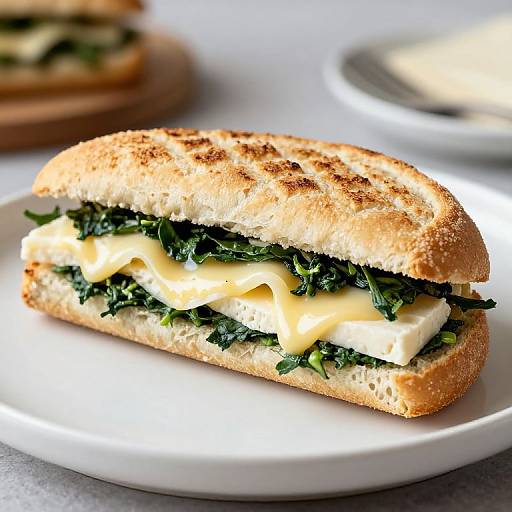 Homemade Havarti Turkey Spinach Panini
