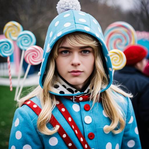 Young Man in Candyland Costume