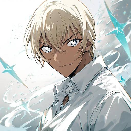 Illustration of Amuro tooru, meitantei conan in the style of Toshizou (0714)