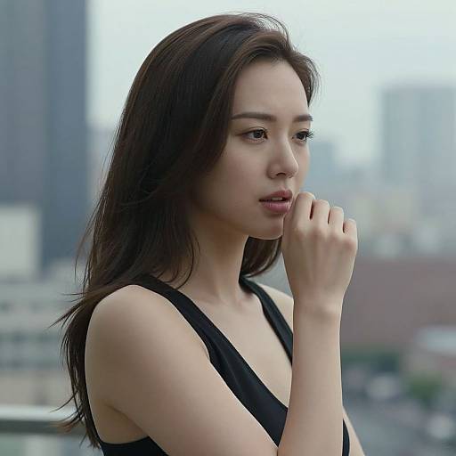 Cinematic Portrait of Young Woman