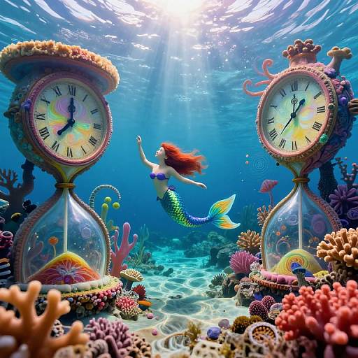 Surreal Underwater Clockwork Dream