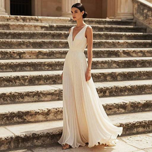 Grecian Updo Fashion Editorial