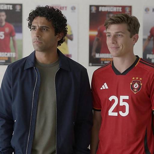 Portrait of Two Men in Casual Attire