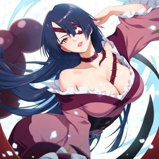 Illustration of Adiane, tengen toppa gurren lagann in the style of N.g.