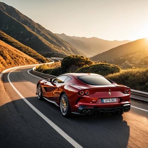Ferrari 812 Superfast in Golden Hour