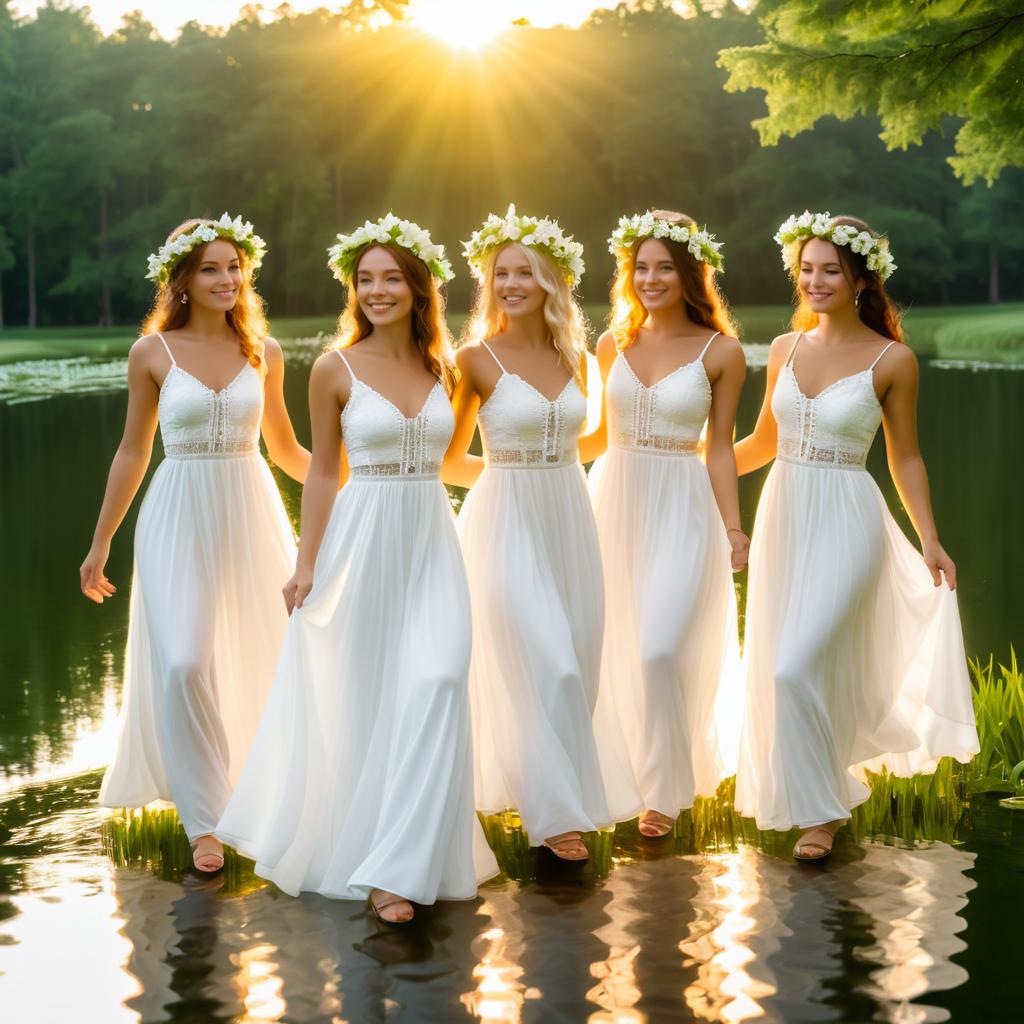 Midsummer Joy: Girls at Crystal Lake