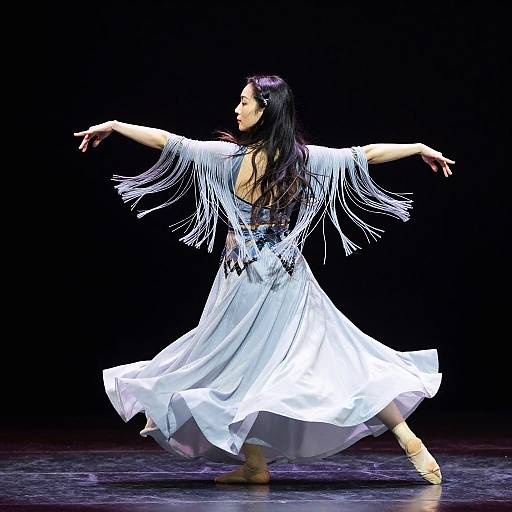 Wispy Fringe Hairstyle on Dancer