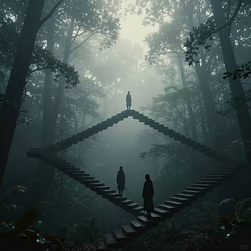 Enigmatic Journey Through Misty Labyrinth