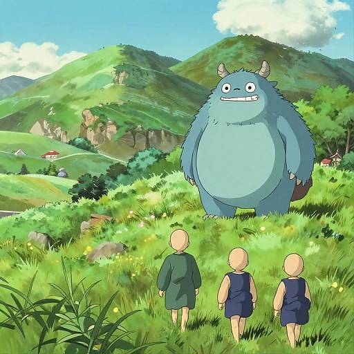 Studio Ghibli Style Chinese Monsters