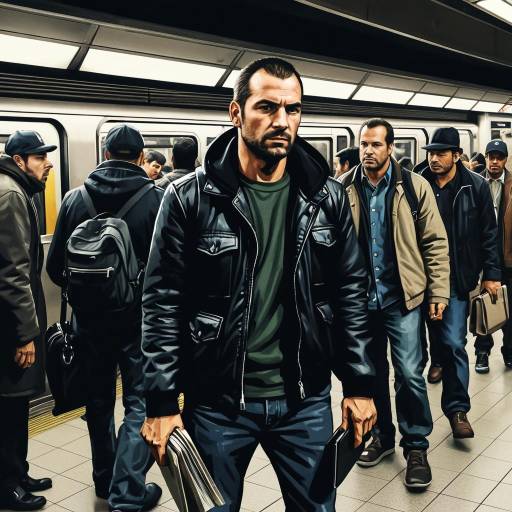 Stealthy Pickpocket in Crowded Subway