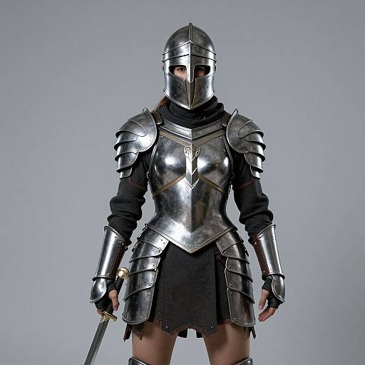 Woman Gladiator in Armor