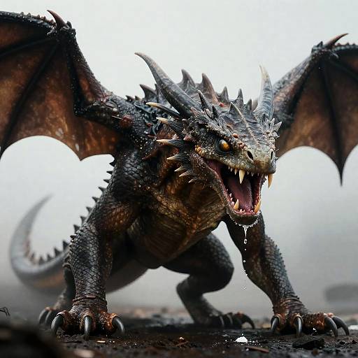 Fierce Wyvern with Sea-Salt Brine