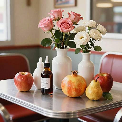 Retro Photorealist Diner Still-Life
