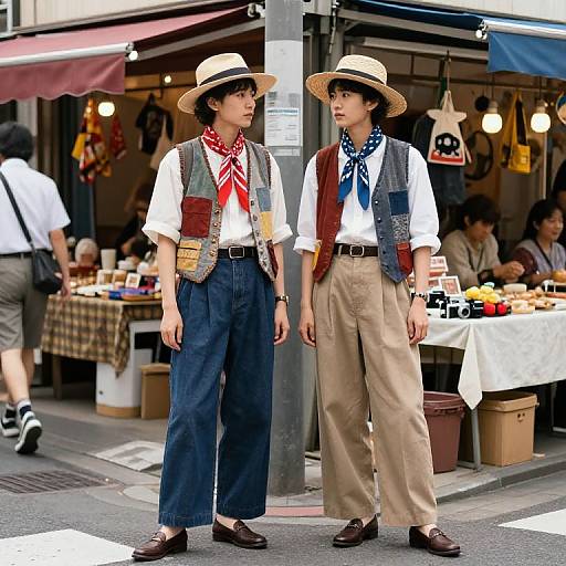 Retro Tokyo Street Fashion Vibes