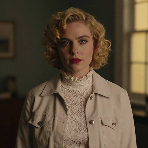 Portrait of a Woman in Soft Lighting