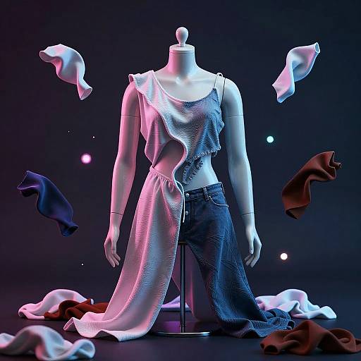 Digital Mannequin Nude Cloth Removal