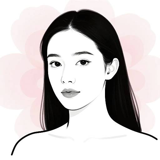 Minimalist Marie-Estelle Portrait