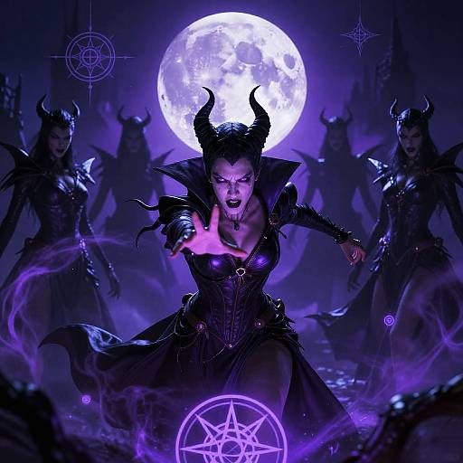 Villainess Violet Commanding Shadows
