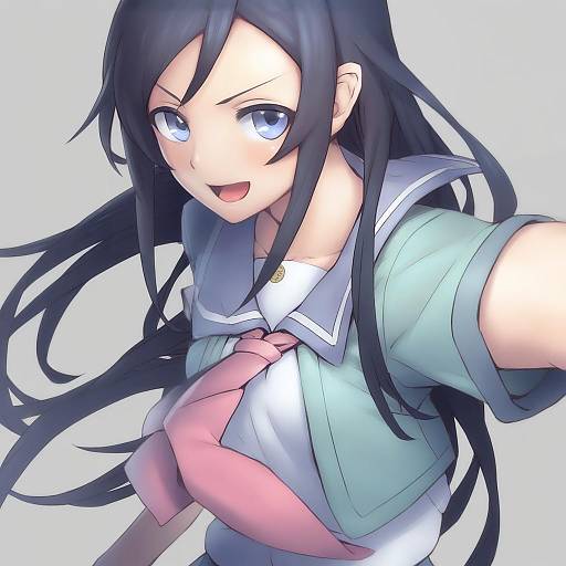 Illustration of Aragaki ayase, ore no imouto ga konna ni kawaii wake ga nai in the style of Cuboon