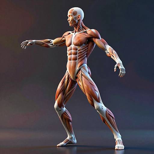 Dynamic Human Poses with 3D Wireframe
