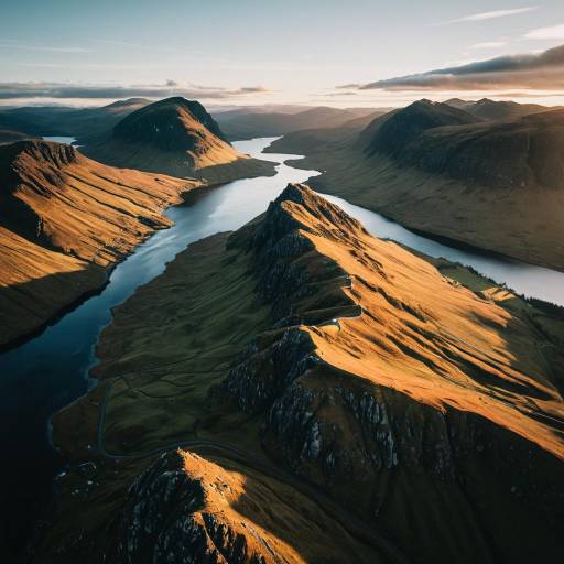 Breathtaking Aerial Views of Scottish Highlands