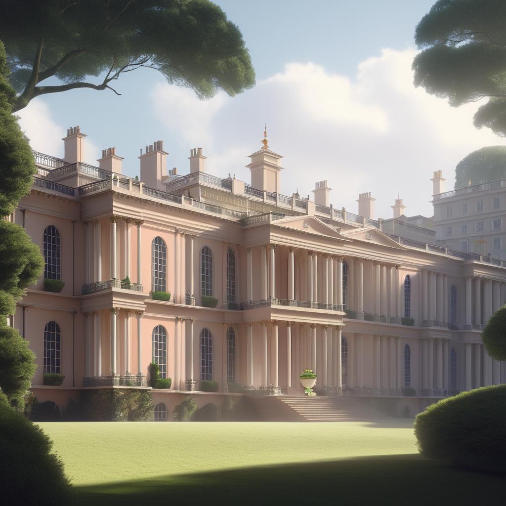 Jane Austen Inspired Matte Painting