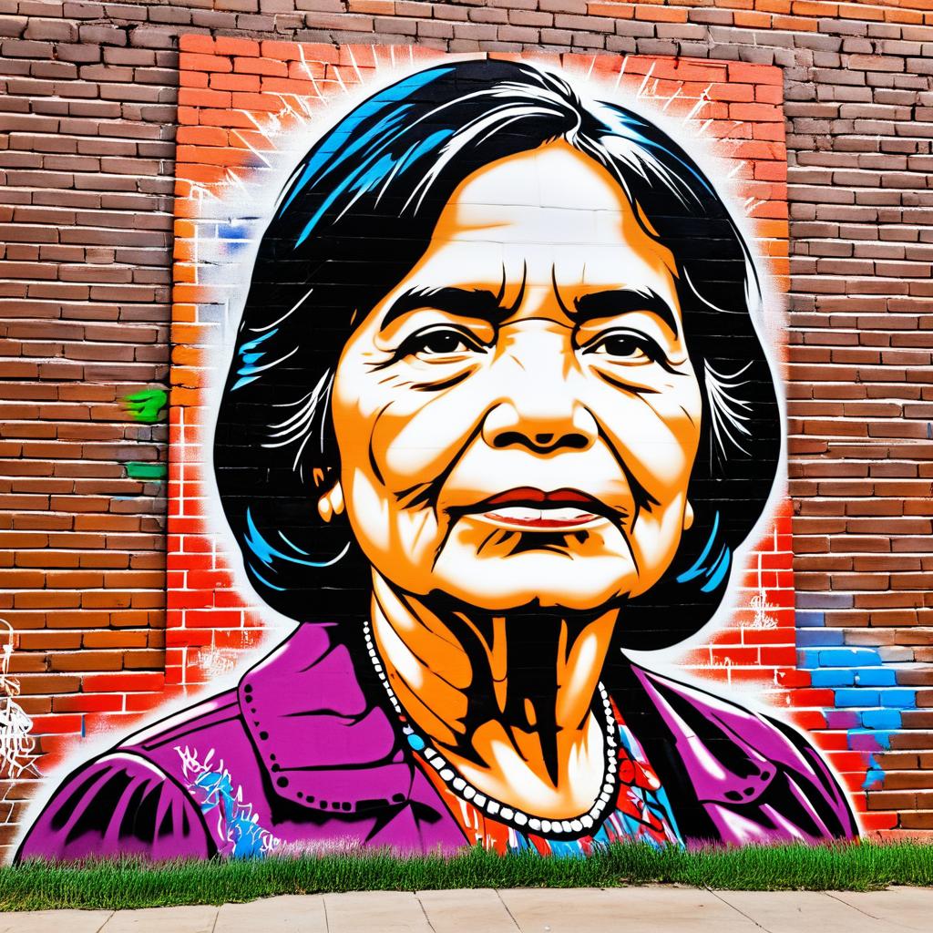 Urban Graffiti Art of Dolores Huerta