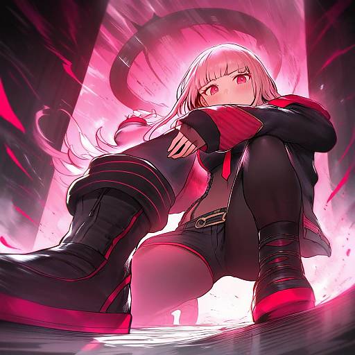 Illustration of Mori calliope (6th costume), hololive in the style of Niwarhythm