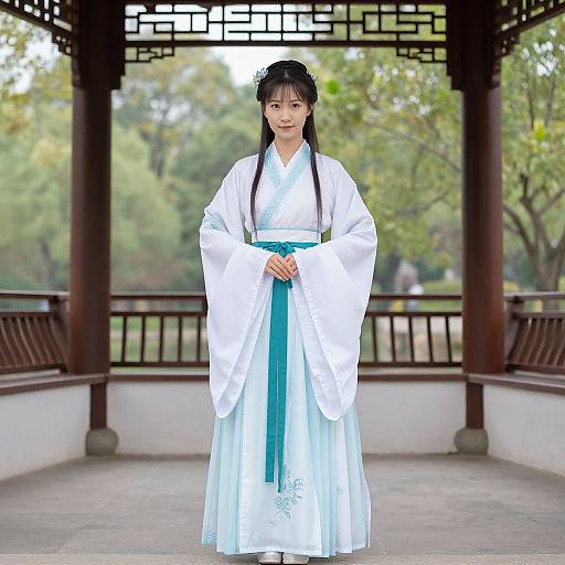 Traditional Chinese Dress in Pavilion