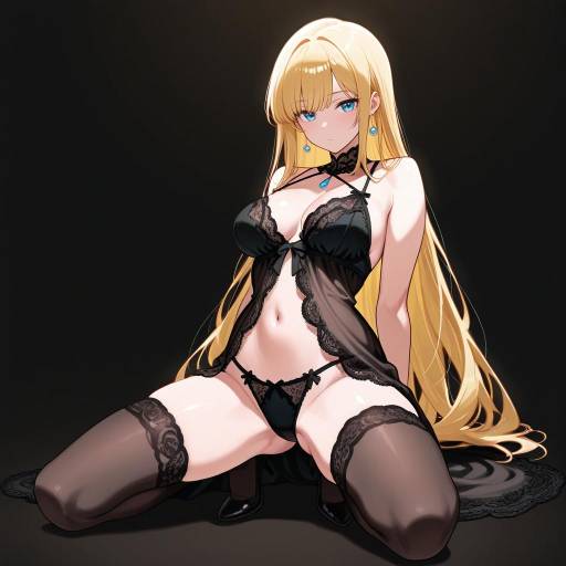 Enchanting Muse With Golden Tresses Enchanting Muse With Golden Tresses