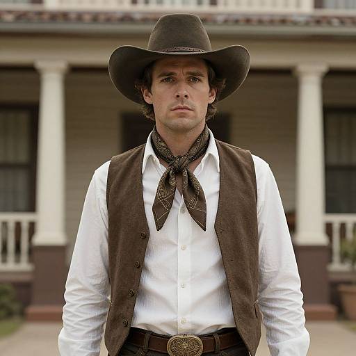 Wild West Cowboy Portrait