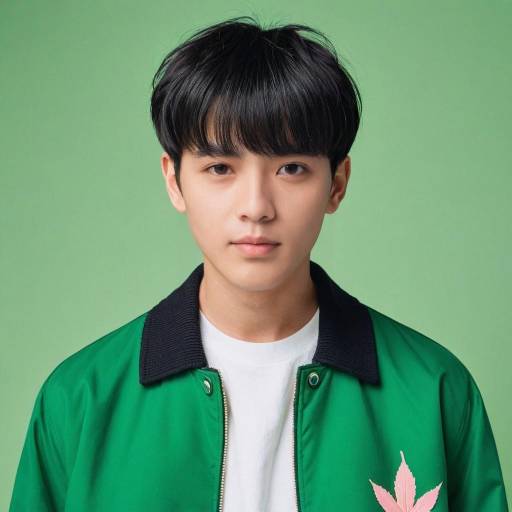 Solo Boy in Green Jacket with Blush