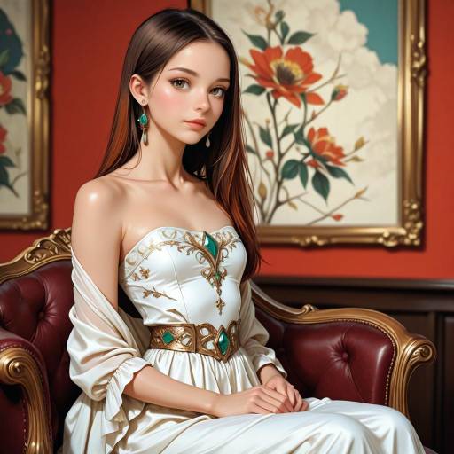 Impressionistic Portrait of a Young Woman