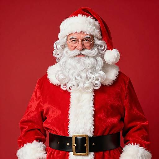 Classic Male Santa Claus Illustration