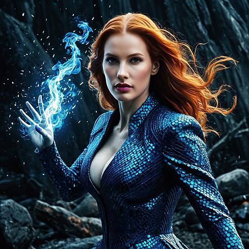 Jessica Chastain Powerful Elemental Portrait