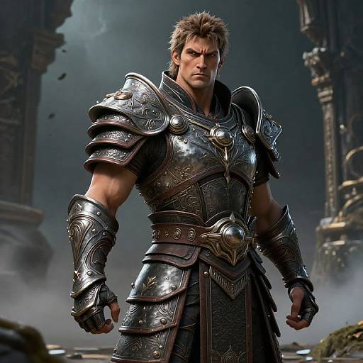 Fantasy Warrior 3D Character Design