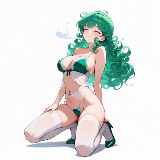 Mystical Young Lady in Lingerie Mystical Young Lady in Lingerie
