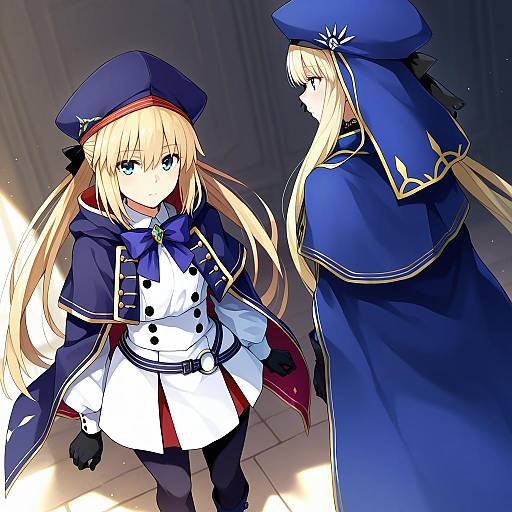 Illustration of Artoria caster (second ascension) (fate), fate/grand order in the style of Yoshito