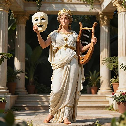 Thalia Goddess of Comedy and Poetry