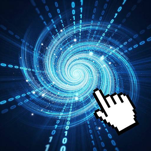 Digital Cursor Vortex Visualization