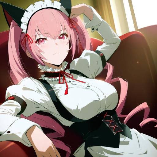 Illustration of Akiha rumiho, steins;gate in the style of Momo (higanbana and girl)