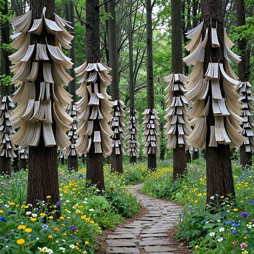 Whispering Trees with Paper Pages