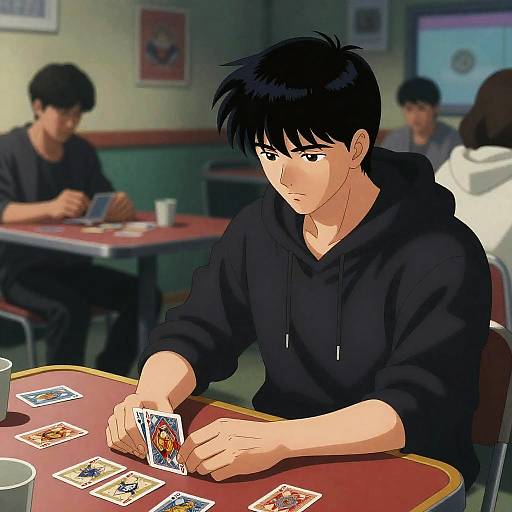 Cyberpunk Hacker Playing Cards Realistic