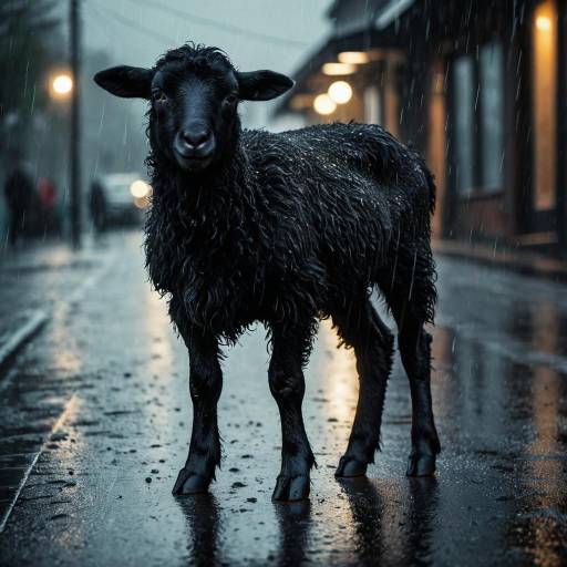 Melancholy Black Lamb in the Rain Melancholy Black Lamb in the Rain