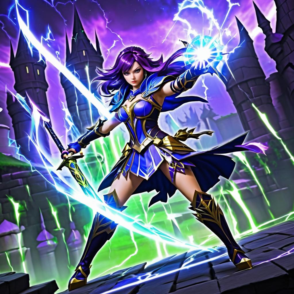 Epic Battle: Aria vs. Shadow Knight