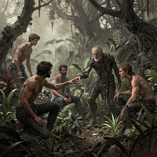 Epic Botanical Fantasy Digital Art