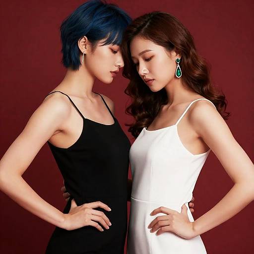 Intimate Dual Portrait with Elegance