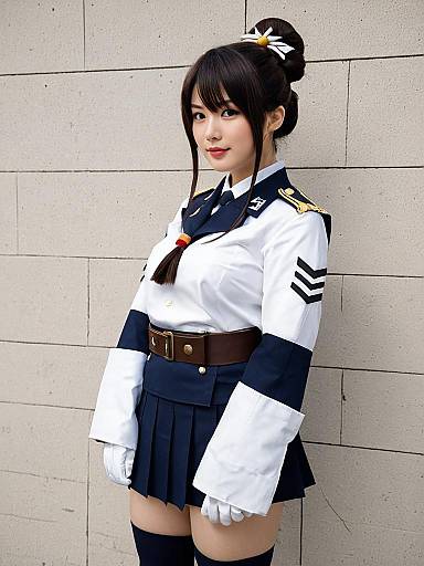 Cosplay photo of myoukou kai ni (kancolle). Costume clothes
